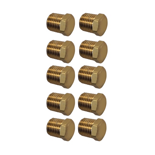 Hex Plug 1/4NPT Ridewell 177.9121B, 3152X4, 218P4, 121B, 017053 (Pack of 10)