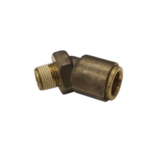 Brass PLC 45 Deg NS Elbow 5/8 X 3/8in 177.13B1710C, 1880X10X6, 179PMTNS106