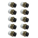PLC Male Connector 1/4 X 1/4in 177.11684B, 68PMT44, QL13684B, 016144(Pack of 10)